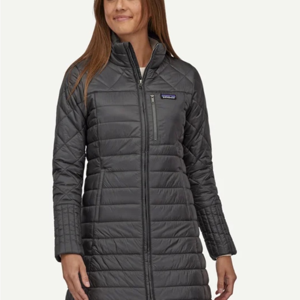 Patagonia Women's Black Long Puffer Coat
